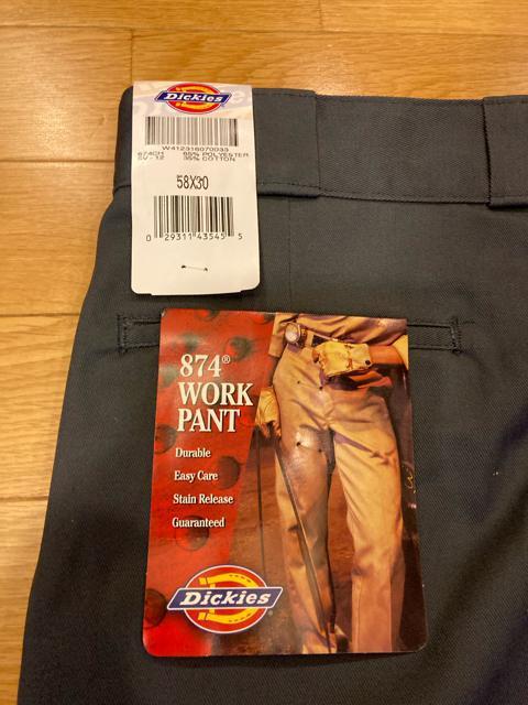 Dickies 874ワークパンツ  超超超大きい sizeW58  チャコールグレー  ウエスト148cm < ブランド  Dickies 874ワークパンツ  超超超大きい sizeW58  チャコールグレー  ウエスト148cm < ブランドの