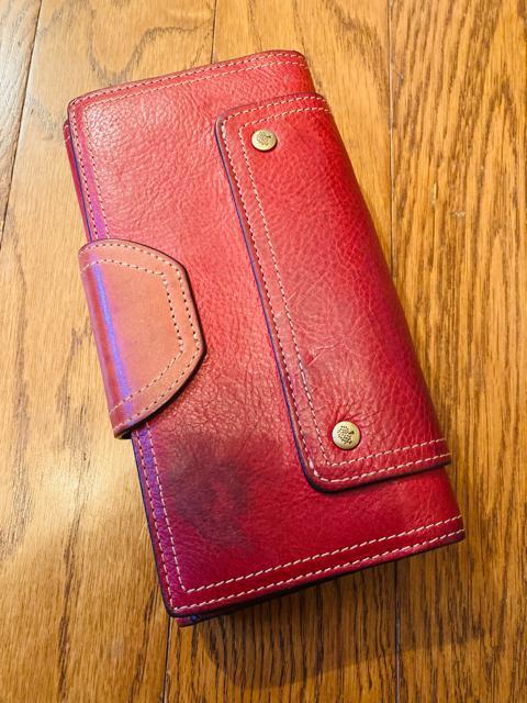 mulberry 財布 レザー 本革 ウォレット 長財布 赤系 写真入れあり マルベリー 財布 メンズ レディース  < ブランド  mulberry 財布 レザー 本革 ウォレット 長財布 赤系 写真入れあり マルベリー 財布 メンズ レディース  < ブランドの