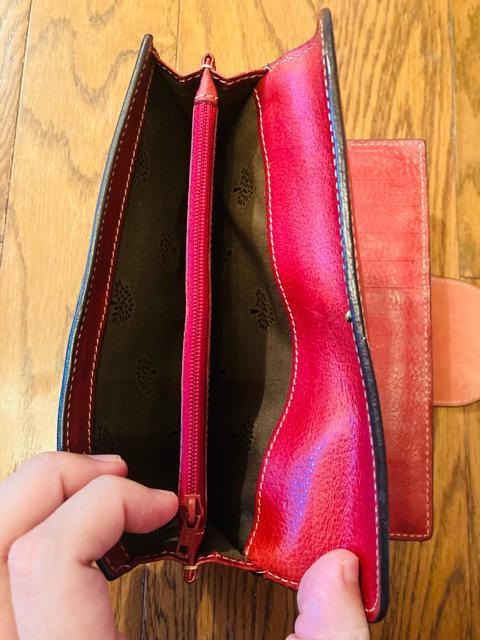 mulberry 財布 レザー 本革 ウォレット 長財布 赤系 写真入れあり マルベリー 財布 メンズ レディース  < ブランド  mulberry 財布 レザー 本革 ウォレット 長財布 赤系 写真入れあり マルベリー 財布 メンズ レディース  < ブランドの