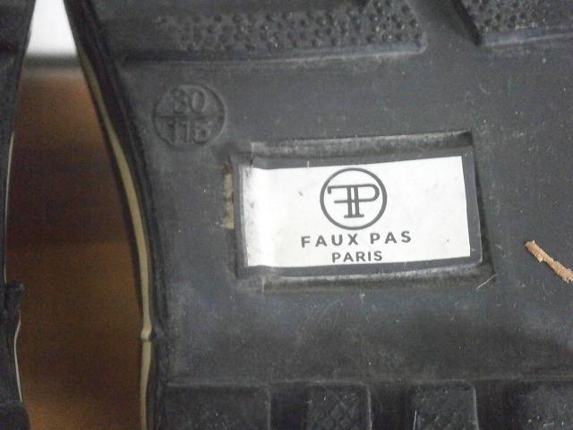 ◆faux pas paris フォーパパリ レインブーツ 中古品 ホワイト サイズ30 < 男性ファッション  ◆faux pas paris フォーパパリ レインブーツ 中古品 ホワイト サイズ30 < 男性ファッションの