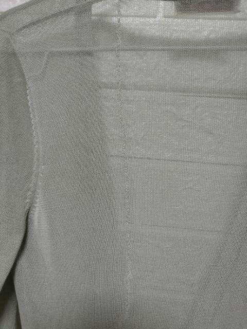 スピック&スパン くすみグリーン カシュクールサマーセーター 透けセーター 難有 < 女性ファッション  スピック&スパン くすみグリーン カシュクールサマーセーター 透けセーター 難有 < 女性ファッションの