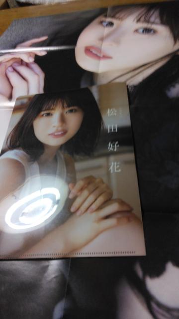 日向坂46松田好花の両面ポスターとクリアファイル < タレントグッズ  日向坂46松田好花の両面ポスターとクリアファイル < タレントグッズの