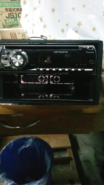 中古品 1DINボックス付きCDレシーバーカロッツェリアDEN-320  シリアルNo.GJGE016977JP < 自動車/バイク 中古品 1DINボックス付きCDレシーバーカロッツェリアDEN-320  シリアルNo.GJGE016977JP < 自動車/バイク
