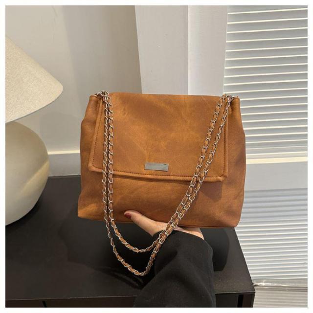 レディース バッグ ショルダーバッグ 肩掛け 斜め掛け レトロ キャメル < 女性ファッション  レディース バッグ ショルダーバッグ 肩掛け 斜め掛け レトロ キャメル < 女性ファッションの