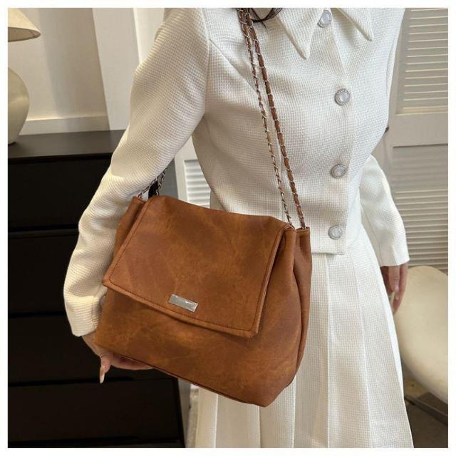 レディース バッグ ショルダーバッグ 肩掛け 斜め掛け レトロ キャメル < 女性ファッション  レディース バッグ ショルダーバッグ 肩掛け 斜め掛け レトロ キャメル < 女性ファッションの
