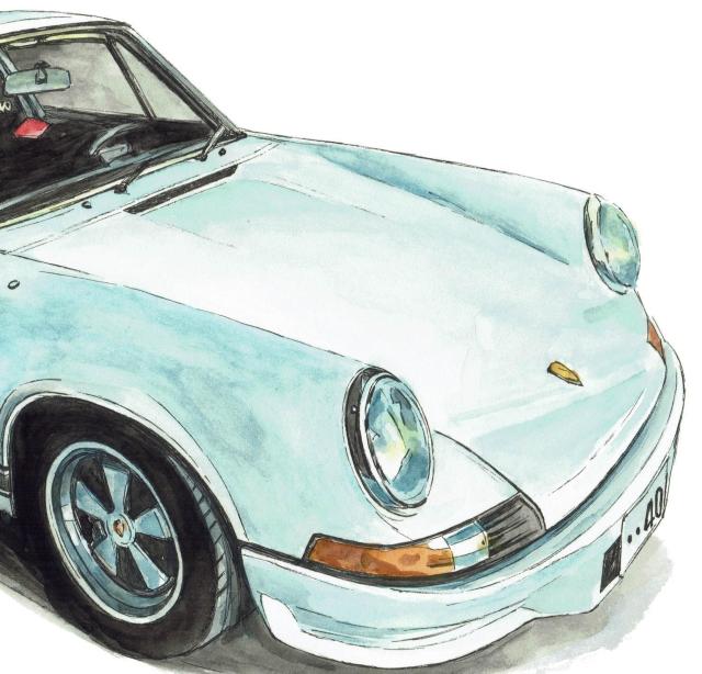 GC-1008 911S/Boxster限定版画サイン額装作家平右ヱ門 < 自動車/バイク GC-1008 911S/Boxster限定版画サイン額装作家平右ヱ門 < 自動車/バイク