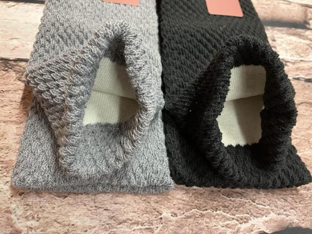 『画像から2足組』冷え性の方に!パイナップル加工で優れた保温力!絹混&綿混 男女兼用 二重編みレッグウオーマー < 女性ファッション  『画像から2足組』冷え性の方に!パイナップル加工で優れた保温力!絹混&綿混 男女兼用 二重編みレッグウオーマー < 女性ファッションの