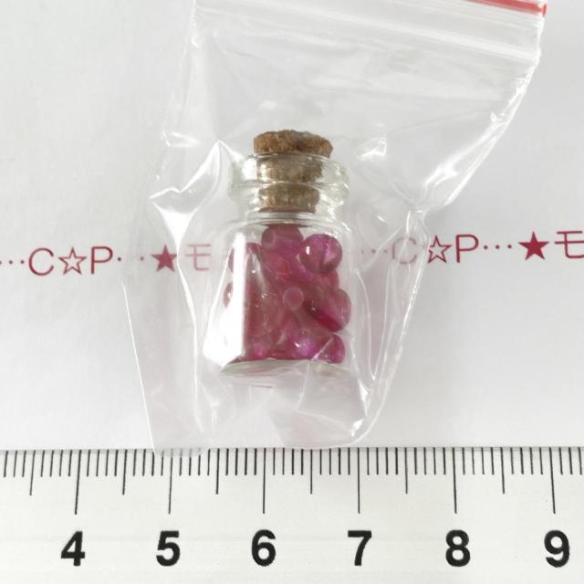 29*クラックガラスビーズ入り ガラスの小瓶 蓋接着なし 22 < 女性ファッション  29*クラックガラスビーズ入り ガラスの小瓶 蓋接着なし 22  < 女性ファッションの