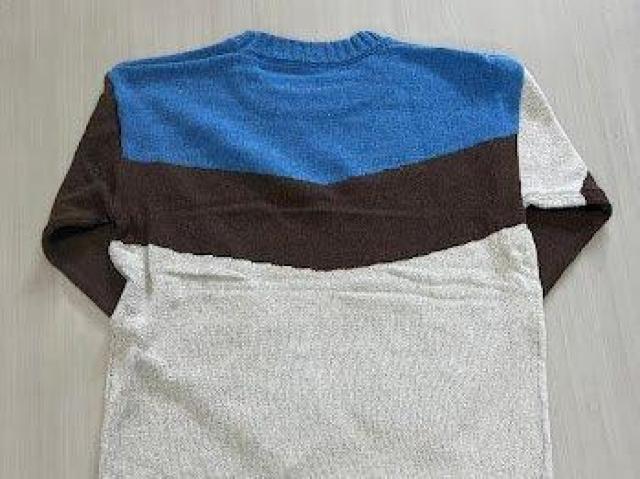 マルチカラー ニット セーター トップス ブラウンマルチ < 女性ファッション マルチカラー ニット セーター トップス ブラウンマルチ < 女性ファッションの