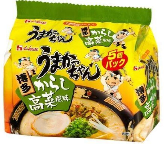 【ハウス】うまかっちゃん(博多からし高菜風味)5食パック☆ < グルメ/ドリンク 【ハウス】うまかっちゃん(博多からし高菜風味)5食パック☆ < グルメ/ドリンクの