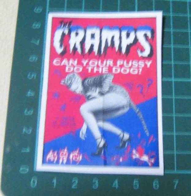 �U�E�N�����v�X�@THE CRAMPS�@�X�e�b�J�[  �� �z�r�[�� 