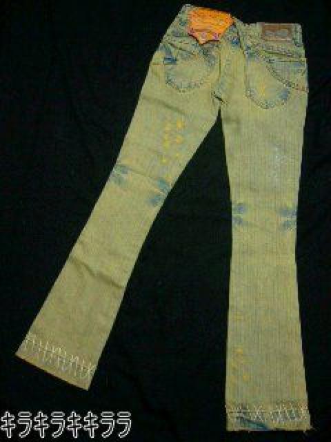 《New》ヴィンテージ★ハードダメージ*ブーツカットデニム<24> < 女性ファッション  《New》ヴィンテージ★ハードダメージ*ブーツカットデニム<24> < 女性ファッションの