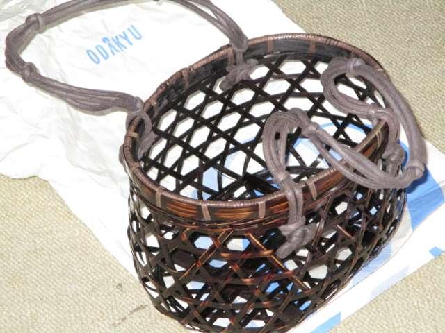 和服に☆夏用かごバッグ*天然木材*ダークブラウン < 女性ファッション  和服に☆夏用かごバッグ*天然木材*ダークブラウン  < 女性ファッションの