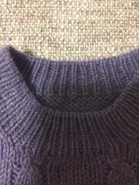 668.編み機☆ケーブルセーター☆ラベンダーミックス < ペット/手芸/園芸  668.編み機☆ケーブルセーター☆ラベンダーミックス < ペット/手芸/園芸の