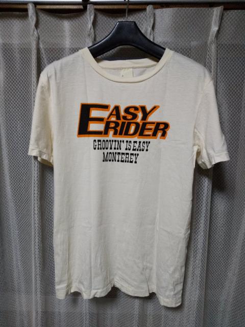 BANKROBBER バンクロバー イージーライダー 半袖Tシャツ Sサイズ アイボリー 白 USA < 男性ファッション  BANKROBBER バンクロバー イージーライダー 半袖Tシャツ Sサイズ アイボリー 白 USA  < 男性ファッションの