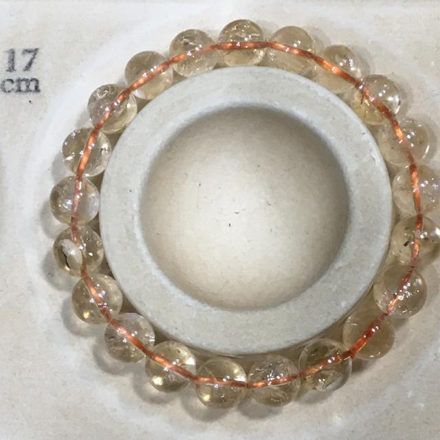 《No.014》ブラジル産 天然非加熱レインボーシトリン 内径17cm < 女性アクセサリー/時計  《No.014》ブラジル産 天然非加熱レインボーシトリン 内径17cm < 女性アクセサリー/時計の