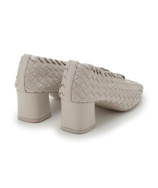 田中みな実サン着用●定価14,300円●snidelスナイデル●メッシュパンプス●編み込み●L アイボリー < 女性ファッション  田中みな実サン着用●定価14,300円●snidelスナイデル●メッシュパンプス●編み込み●L アイボリー < 女性ファッションの