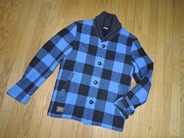 MARBLES マーブルズ BUFFALO CHECK JKT バッファローチェック ジャケット S 青黒 裏地ボア TMT < ブランド  MARBLES マーブルズ BUFFALO CHECK JKT バッファローチェック ジャケット S 青黒 裏地ボア TMT < ブランドの