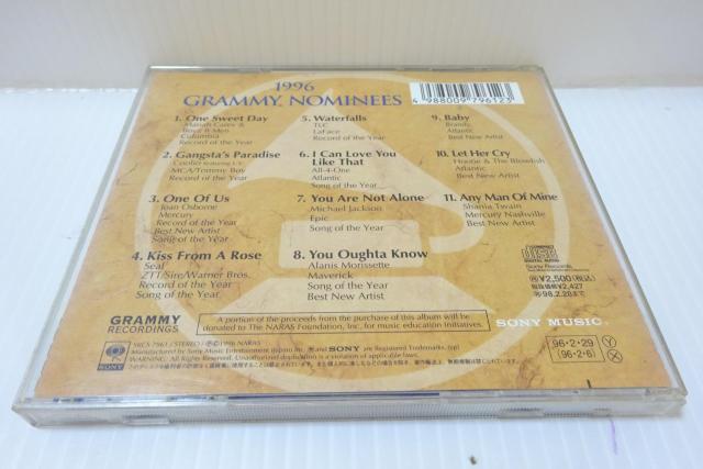 CDIjoX1996 O~[Em~j[Y1996 Grammy Nominees2270~  CD/DVD/rfI 