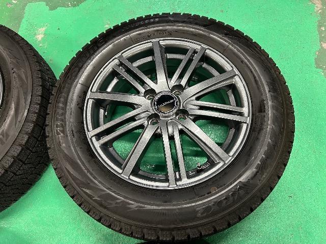 0110132)国産スタッドレスタイヤブリヂストンブリザック4本美品アルミホイールセットコンパクトカー用185/65R15送料無料 < 自動車/バイク 0110132)国産スタッドレスタイヤブリヂストンブリザック4本美品アルミホイールセットコンパクトカー用185/65R15送料無料 < 自動車/バイク