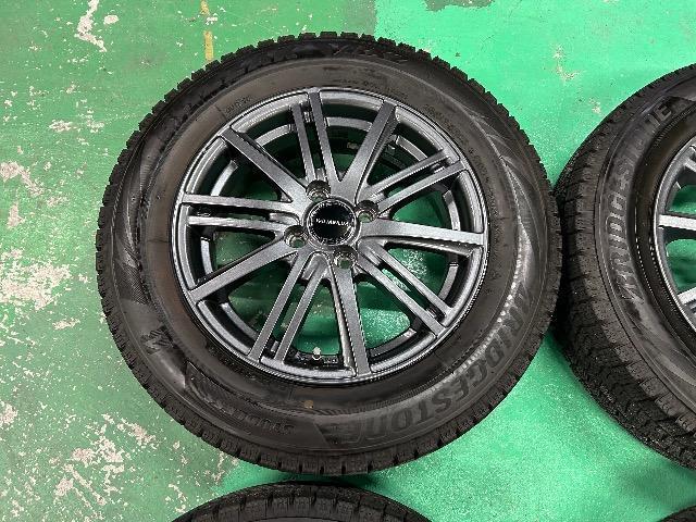 0110132)国産スタッドレスタイヤブリヂストンブリザック4本美品アルミホイールセットコンパクトカー用185/65R15送料無料 < 自動車/バイク 0110132)国産スタッドレスタイヤブリヂストンブリザック4本美品アルミホイールセットコンパクトカー用185/65R15送料無料 < 自動車/バイク