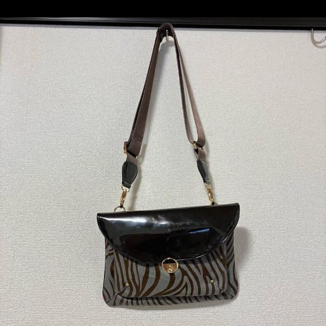 【Hanaa-fu】 ハナアフ / 高島屋 / ショルダーバッグ / ゼブラ柄 < 女性ファッション  【Hanaa-fu】 ハナアフ / 高島屋 / ショルダーバッグ / ゼブラ柄  < 女性ファッションの