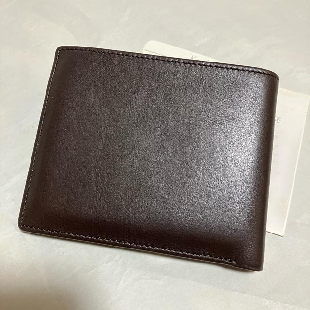 レア【保管未使用品】【Braun Buffel】 本革 / 二つ折り財布 濃茶 小銭入れなし < 男性ファッション レア【保管未使用品】【Braun Buffel】 本革 / 二つ折り財布 濃茶 小銭入れなし < 男性ファッションの