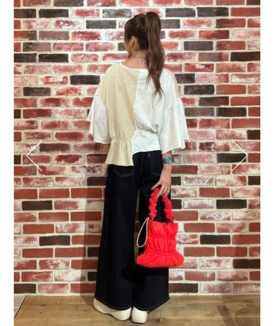 ロデオクラウンズ ★ドッキングカレッジトップス(オフホワイト) < ブランド ロデオクラウンズ ★ドッキングカレッジトップス(オフホワイト) < ブランドの