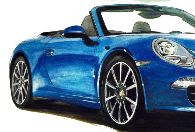 GC-1012 914/911カレラ限定版画 直筆サイン額装●作家平右ヱ門 < 自動車/バイク GC-1012 914/911カレラ限定版画 直筆サイン額装●作家平右ヱ門 < 自動車/バイク