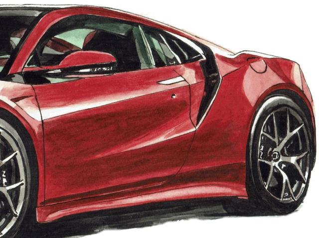 NC-212 ホンダNSX限定版画 直筆サイン額装済 < 自動車/バイク NC-212 ホンダNSX限定版画 直筆サイン額装済 < 自動車/バイク