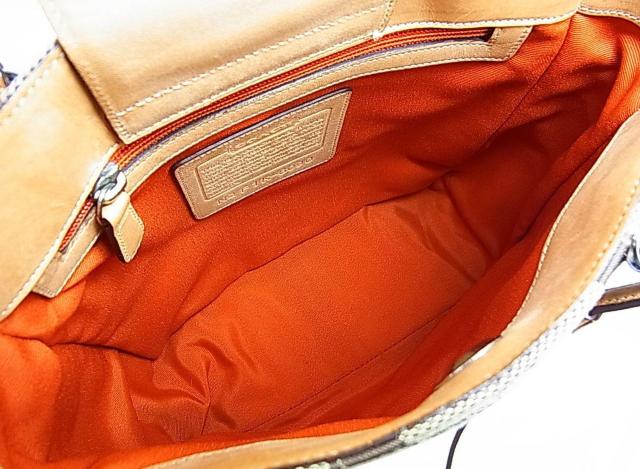 500~X^Ki USED COACH R[` VOl`[ V_[g[gobO kv/LoX ^6090  uh 