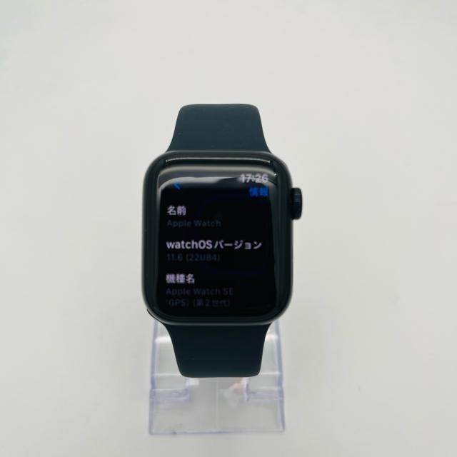 B 99% Apple Watch SE2 GPS 40mm �u���b�N�@�{�� �� �j���A�N�Z�T���[/���v�� 