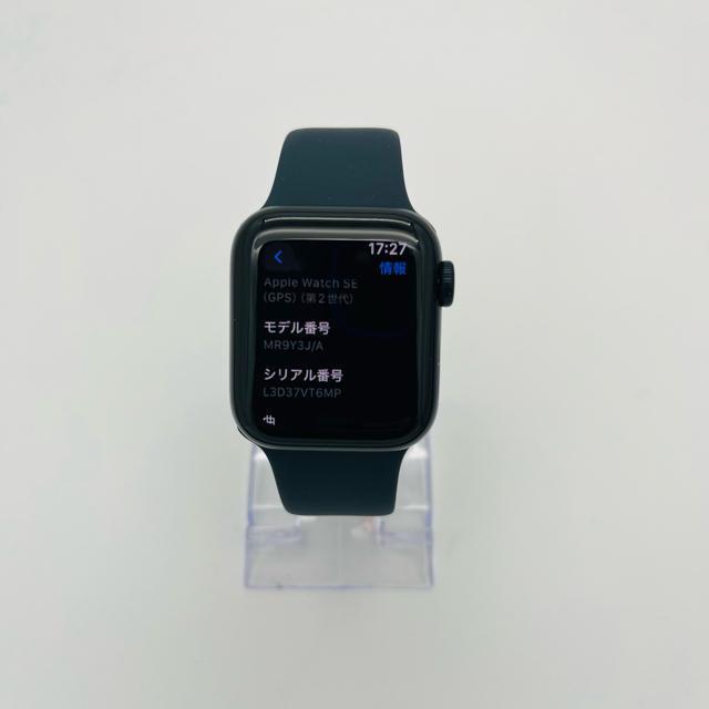 B 99% Apple Watch SE2 GPS 40mm �u���b�N�@�{�� �� �j���A�N�Z�T���[/���v�� 