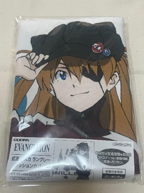 EVANGELION ���g�E�A�X�J�E�����O���[ �N�b�V�����J�o�[  �� �A�j��/�R�~�b�N/�L�����N�^�[�� 