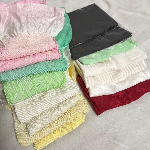 正絹 帯揚げ&ショール 25点 リメイク向き まとめ売り セット売り 生地 < ペット/手芸/園芸 正絹 帯揚げ&ショール 25点 リメイク向き まとめ売り セット売り 生地 < ペット/手芸/園芸の