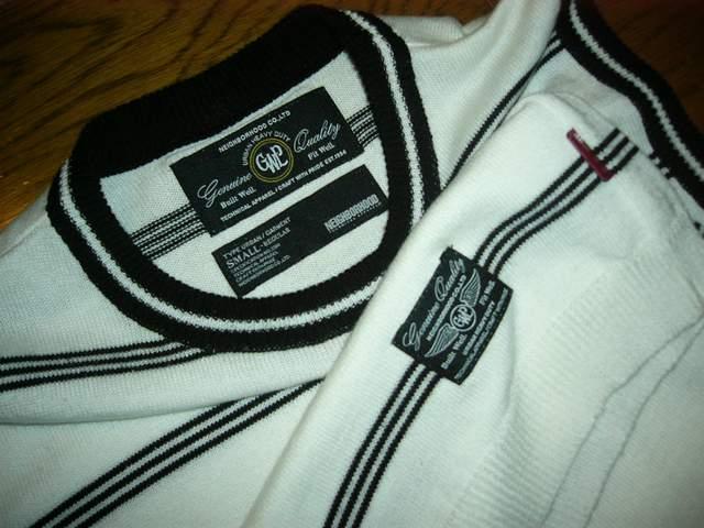 新品NEIGHBORHOODネイバーフッド薄手ベスト白Sボーダー < ブランド 新品NEIGHBORHOODネイバーフッド薄手ベスト白Sボーダー < ブランドの