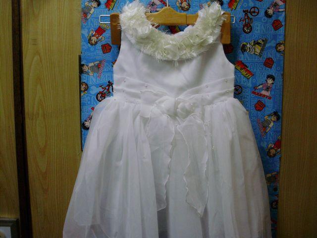 新品未使用 フォーマルドレス110 ホワイト < キッズ/ベビー  新品未使用 フォーマルドレス110 ホワイト  < キッズ/ベビーの