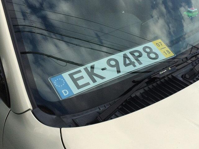 ユーロナンバープレート風 デコレーション EK-94P8 < 自動車/バイク ユーロナンバープレート風 デコレーション EK-94P8 < 自動車/バイク