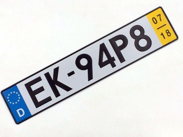 ユーロナンバープレート風 デコレーション EK-94P8 < 自動車/バイク ユーロナンバープレート風 デコレーション EK-94P8 < 自動車/バイク