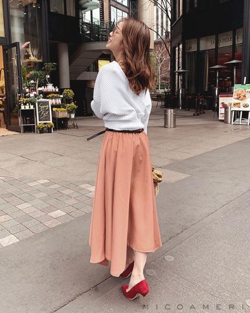 MICOAMERI☆ウエストベルトスカート☆ピンク☆新品同様 < ブランド MICOAMERI☆ウエストベルトスカート☆ピンク☆新品同様 < ブランドの