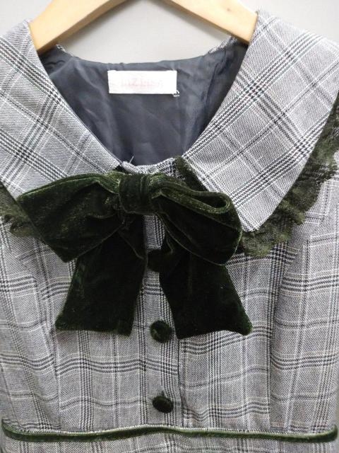 LIZ LISA☆グレンチェック柄半袖パフスリワンピ 秋 冬 < ブランド LIZ LISA☆グレンチェック柄半袖パフスリワンピ 秋 冬 < ブランドの