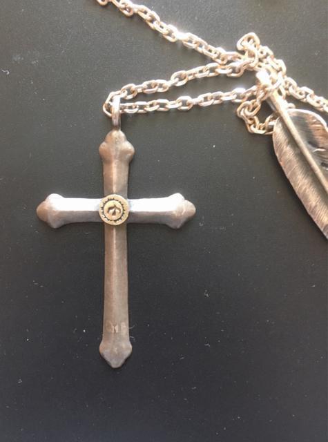 【USED】 goro's (ゴローズ) メタル付きホイール イーグルフック 細角チェーン クロス フェザーセット < ブランド 【USED】 goro's (ゴローズ) メタル付きホイール イーグルフック 細角チェーン クロス フェザーセット < ブランドの