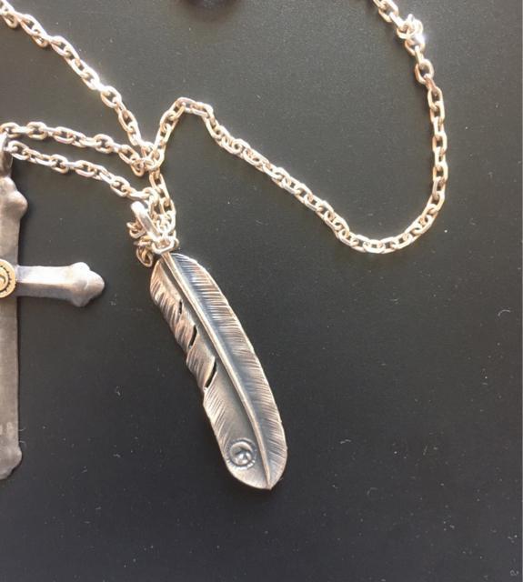 【USED】 goro's (ゴローズ) メタル付きホイール イーグルフック 細角チェーン クロス フェザーセット < ブランド 【USED】 goro's (ゴローズ) メタル付きホイール イーグルフック 細角チェーン クロス フェザーセット < ブランドの