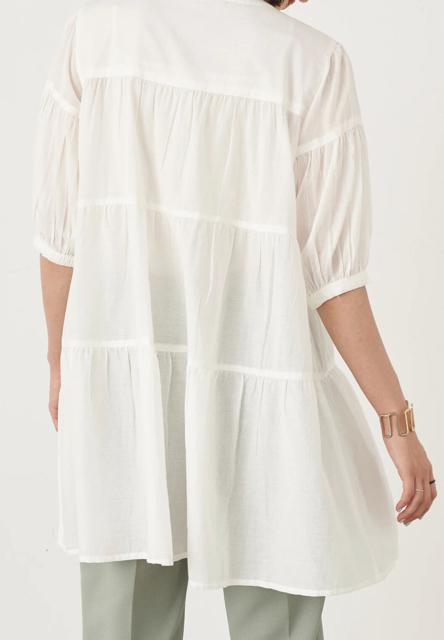 新品タグ付き earth music&ecology ティアードチュニック < 女性ファッション  新品タグ付き earth music&ecology ティアードチュニック < 女性ファッションの