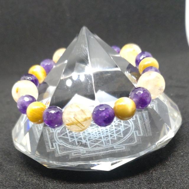 金運○タイチンルチル&アメジスト&タイガーアイ(16a) < 女性アクセサリー/時計 金運○タイチンルチル&アメジスト&タイガーアイ(16a) < 女性アクセサリー/時計の