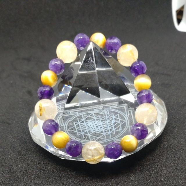 金運○タイチンルチル&アメジスト&タイガーアイ(16a) < 女性アクセサリー/時計 金運○タイチンルチル&アメジスト&タイガーアイ(16a) < 女性アクセサリー/時計の