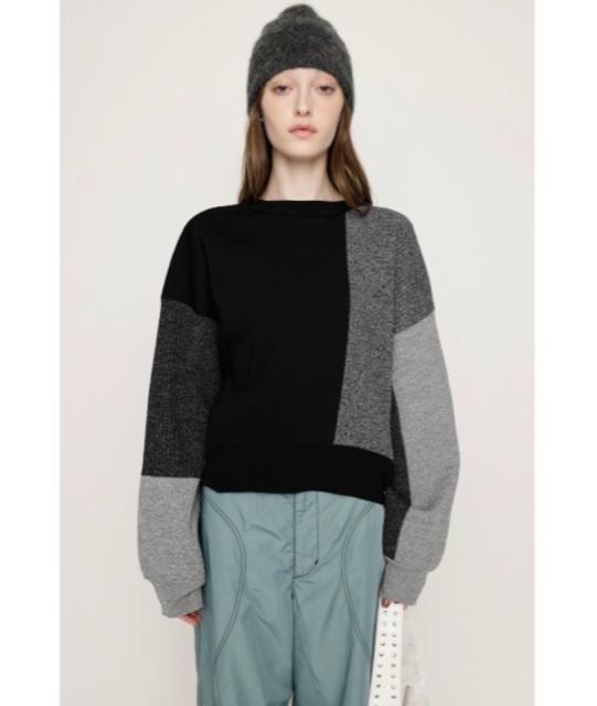 SLY BLOCKING LIGHT KNIT TOPS < ブランド  SLY BLOCKING LIGHT KNIT TOPS < ブランドの