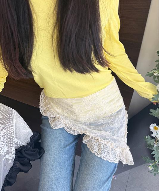 送料無料 新品 シアーラップスカート レースヒップカバー < 女性ファッション  送料無料 新品 シアーラップスカート レースヒップカバー < 女性ファッションの