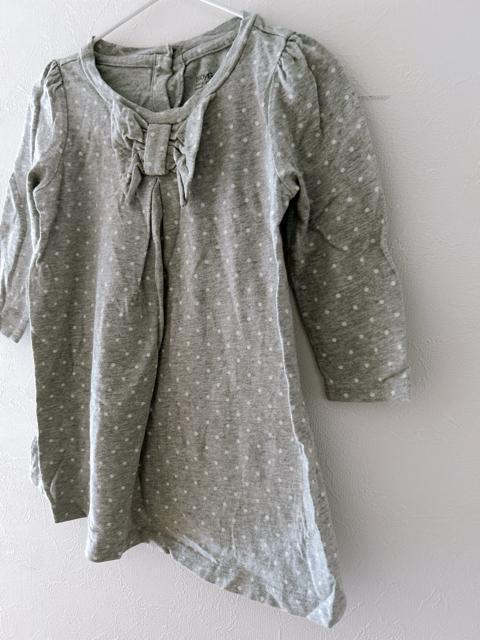 【baby GAP 】ドット柄ワンピース 90cm < キッズ/ベビー 【baby GAP 】ドット柄ワンピース 90cm < キッズ/ベビーの