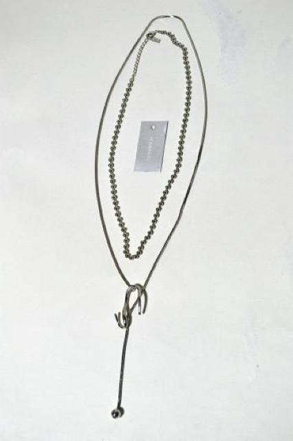 新品 JEANASIS ジーナシス ポイント2レンロングネックレス シルバー フリーサイズ レディース キレイ目 未使用 即決 < ブランド 新品 JEANASIS ジーナシス ポイント2レンロングネックレス シルバー フリーサイズ レディース キレイ目 未使用 即決 < ブランドの